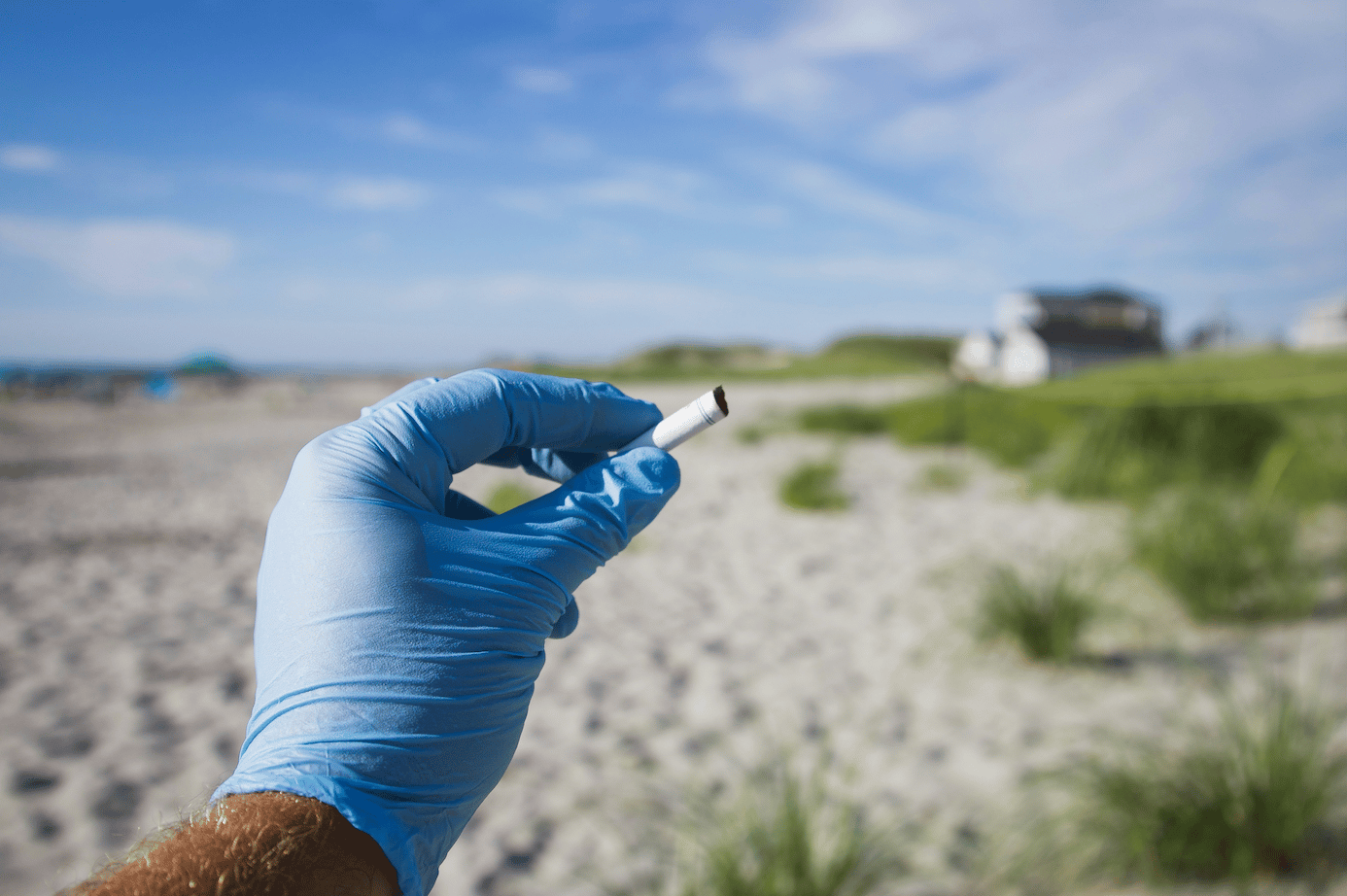 vervuiling en recycling van sigarettenpeuken